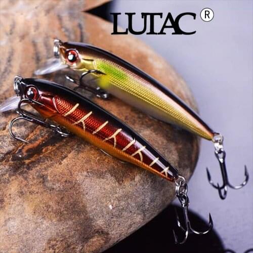 LUTAC mini lure hard bait MM01E 48mm 4g VMC hook deep lure articial minnow lure