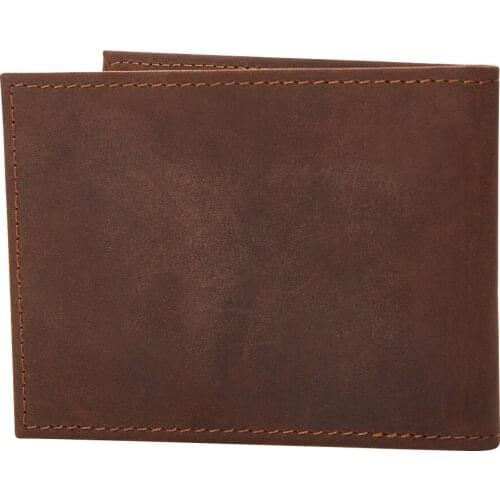 Men Wallets Genuine Leather Drive License Holder Vintage Crazy Horse Leather ID Card Credit Card Holder Fashion Men Wallet