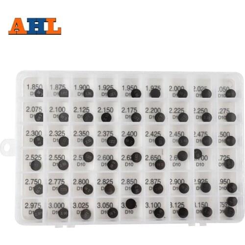 AHL 55pcs Motorcycle 10mm Adjustable Valve Shim Complete Washers Kit For 400 450 500 530 690 990 1190 1290 XC-W ADVENTUR