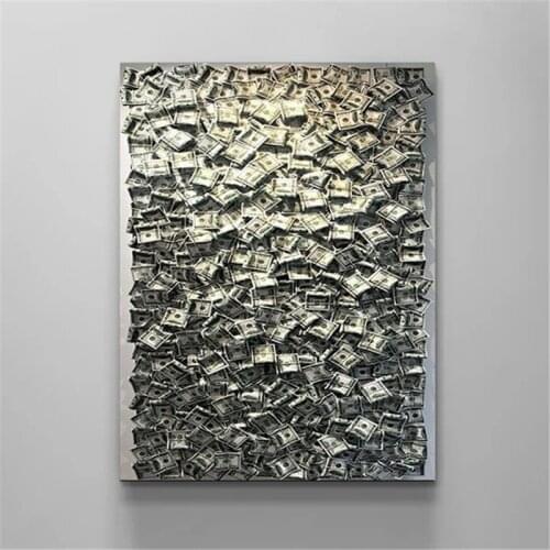 Canvas Wall Art HD Money Abstract Funny Cool Prints Poster Gift Home Decoration Painting for Bedroom Modular Pictures Wall Art