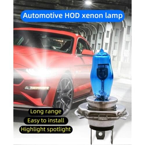 A Pair H1 H4 100W 12V Super Bright White Fog Lights Halogen Bulb High Power Car Headlights Lamp Car Light Source HOD Xenon Bulb