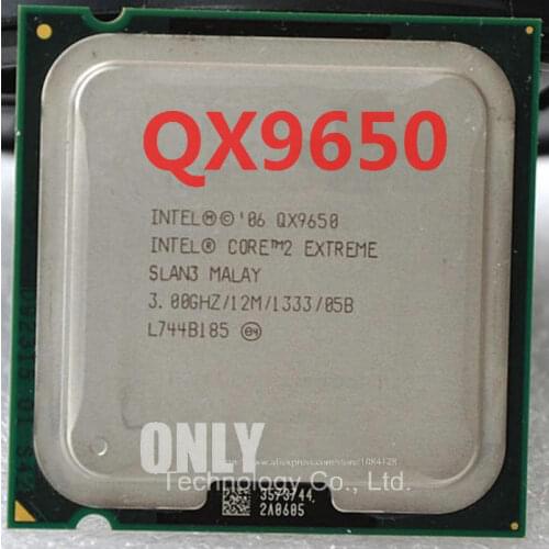 FREE SHIPPING Intel Core 2 Extreme QX9650 Processor SLAN3 SLAWN 3.0GHz 12MB L2 1333MHz FSB LGA775 Quad Core CPU