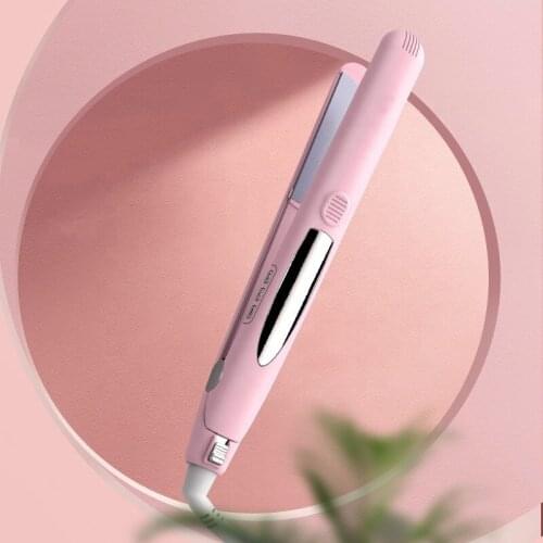 Professional 2 in 1 Hair Straightener and curler portable ceramic LCD display flat iron hair straightening iron