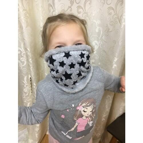 New winter scarf infinity baby scarfs five star Boys girls cotton kids scarf children scarf soft ring warm Scarves