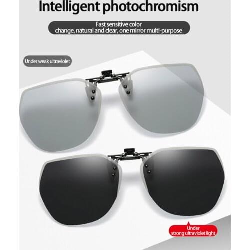 Frameless Polygon Laser Clip Sunglasses Womens Polarized Sunglasses Mens Driving Glasses For Men Cycling Equipment