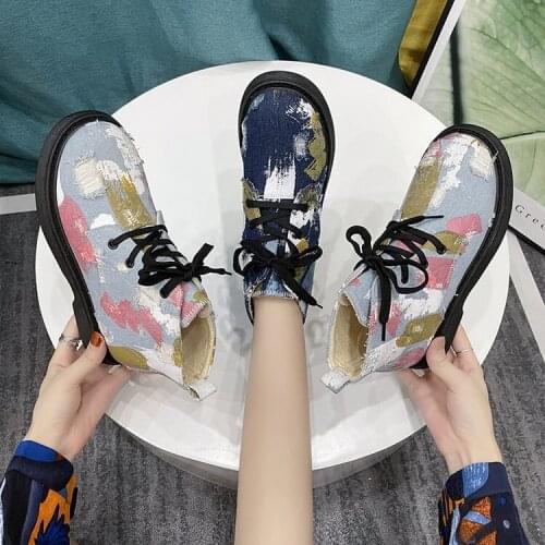 Womens boots fashion womens flat shoes boots sneakers breathable young autumn hiking shoes Ankle Boots