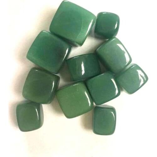 100g Bulk Natural Green Dongling Jade Tumbled Stones Mineral Specimen Healing