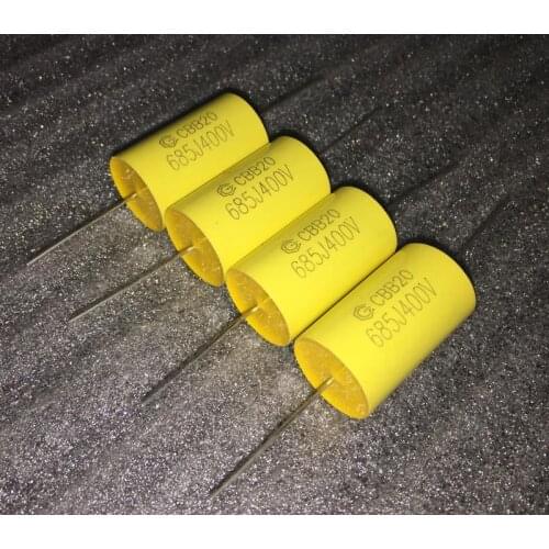 100% Home furnishings CBB20 6.8UF 400V 685J VFC audio film without pole capacitance Volume: 20mm in diameter * 32mm in length