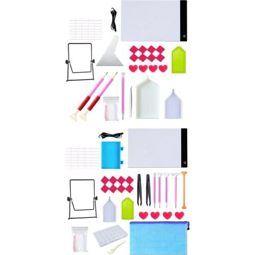 5D Diamond Painting Tools and Accessories Kits Roller pen Clay Tray Diamond Embroidery Tray Box Sets