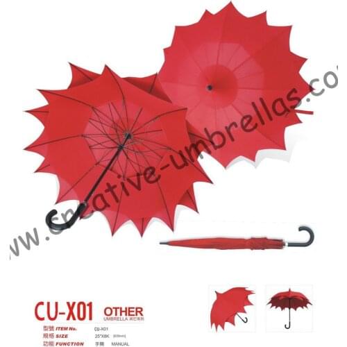 Free shipping by sea,Mass cargo allowed,lotus frame umbrellas,pantone colour,double layers,advertising maple leaves parasol