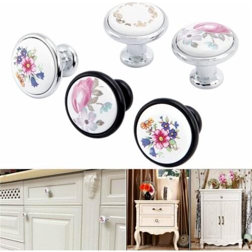 Bowarepro Antique Brass Kitchen Door Knob Furniture Drawer Knob Wardrobe Cupboard Pull Handle Pulls Decorative knobs Furniture 1