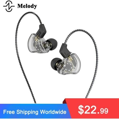 CCZ Melody Headphones 10mm Dual Magnetic Circuit DD Unit+Customized BA in Ear Monitors Earbud HIFI Bass IEM for Sport Music