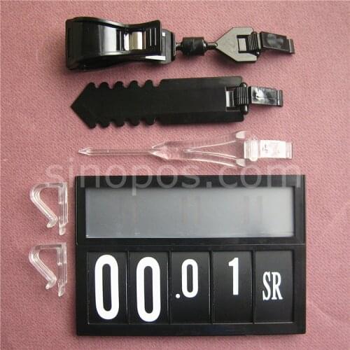 Supermarket Price Board, with back clips clamp prong spike pop sign holder seafood vegetable fruit advertising frame tag display