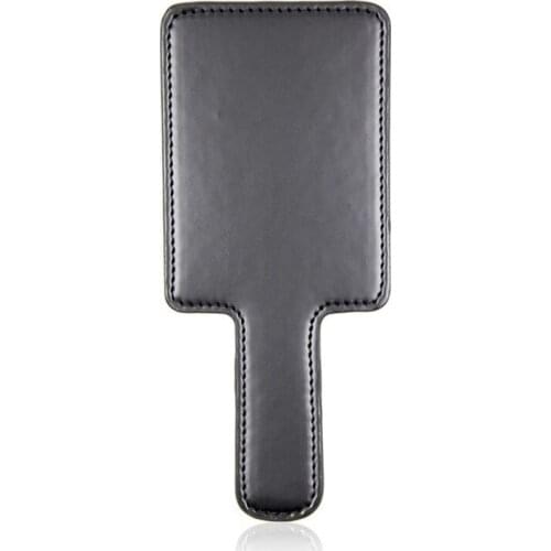 Black Square Leather Whip Flogger Pat Ass Sex Spanking Paddle Fetish Slave Bondage Erotic Toy SM Couples Cosplay Adult Games O2