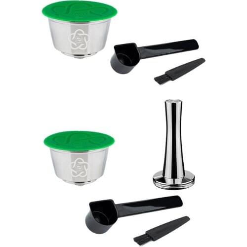 For Gusto Reusable Capsules, Taste Capsules, Reusable, for Gusto Compatible Stainless Steel Filter Capsule