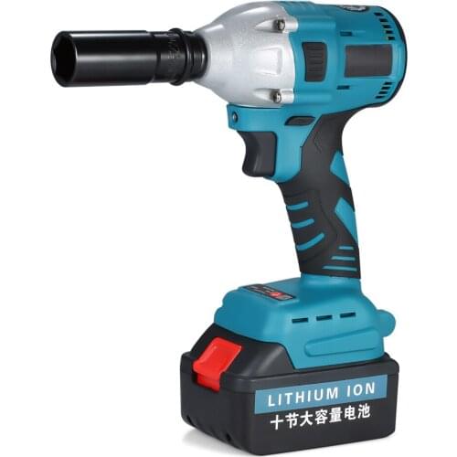 NL721 Brushless Electric Impact Wrench Rechargeable Cordless Impact Wrench 2600/3000 mAh Power Tool for Disassembly Installation