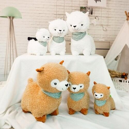 30/40/50cm Kawaii Alpaca Llama Plush Toys Stuffed Animal Sheep Dolls Soft Plush Alpacasso Toys For Children Kids Birthday Gifts