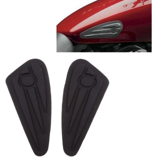 Gas Tank Knee Pads Decal For Harley Sportster Dyna 48 Iron XL 883 1200