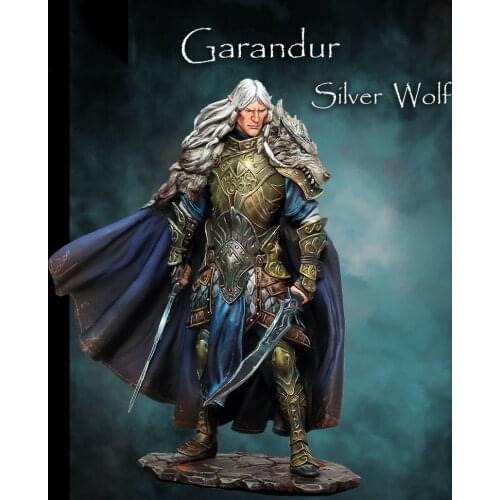 Unpainted Kit 1/24 80mm SILVER WOLF ancient 80mm figure Historical Resin Figure miniature garage kit