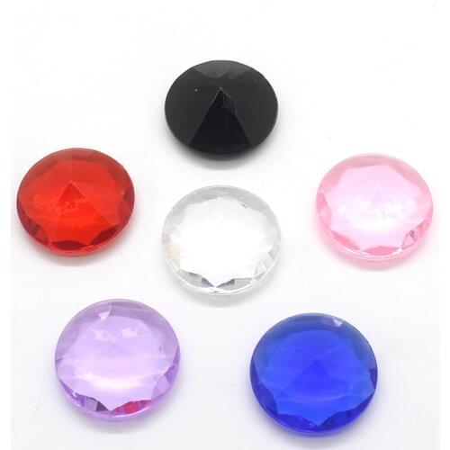 New Hot 23mm Mix Color Acrylic Rhinestones Wedding Decoration10Pcs/Lot Holiday Party Beautiful For Love Wishes