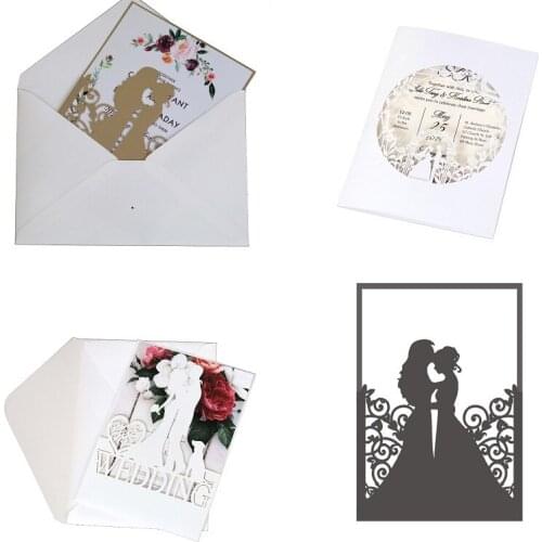 Couple Wedding Dies Metal Steel Cutting Dies New 2019 Stencils for Making Scrapbooking DIY album Paper Cards Embossing Dies