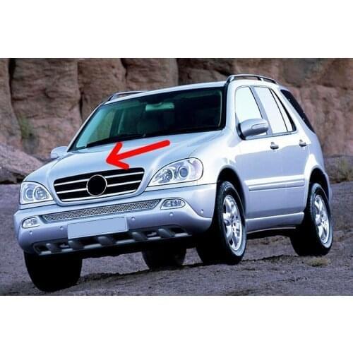 For Mercedes w163 Hood Star Emblem Front Badge M Class 1997-2005 Aftermarket A1298880116