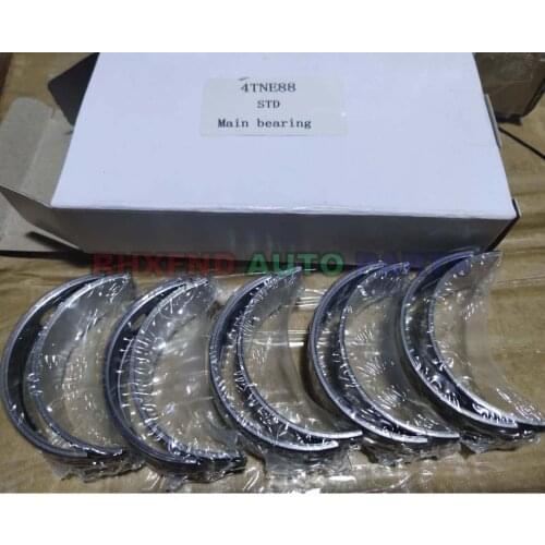 1 SET 4TNV88 4TNV88T STD +0.5 Crankshaft Bearing Connecting Rod Bearing thrust washer For Yan-mar excavator folklift