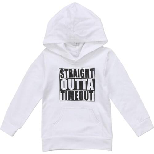 Pudcoco US Stock Newborn KIds Baby Boy Girl Clothes Hoodie Tops Hooded Sweatshirt Casual Outdoor Sport