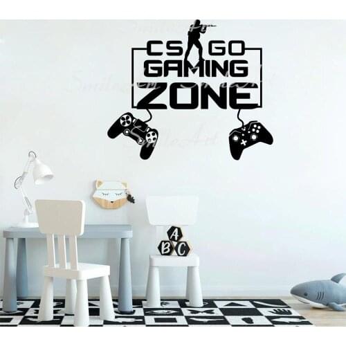 Cartoon Game Decal Removable Vinyl Mural Poster Decor Living Room Bedroom Removable Wall Art MURAL Drop Shipping