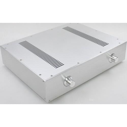 Silver Aluminum Power Amplifier Enclosure/ Tube Amplifier Chassis / Mini AMP Case DIY Box YJ-WA59