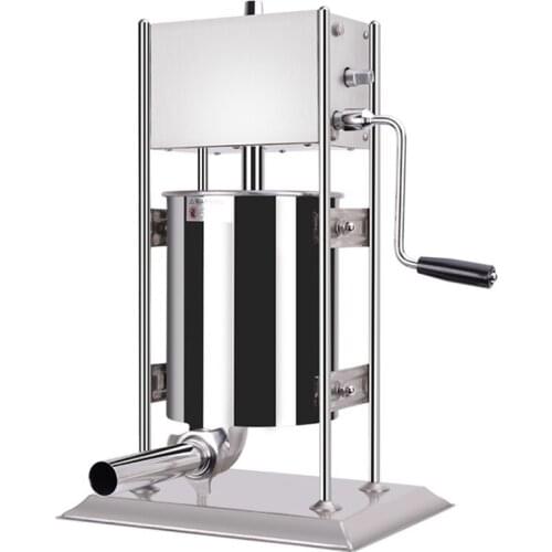 DIY Sausage Syringe Meat Filler Sausage Maker 10L Homemade Sausage Stuffer Stainless Steel Sausage Filling Machine HC-10L