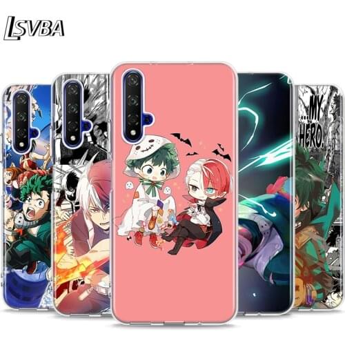 My Hero Academia Anime Silicone Cover For Honor 20 20S 20E 8 8A Prime 8X MAX 8C 8S 7A 7C 7S Pro Phone Case