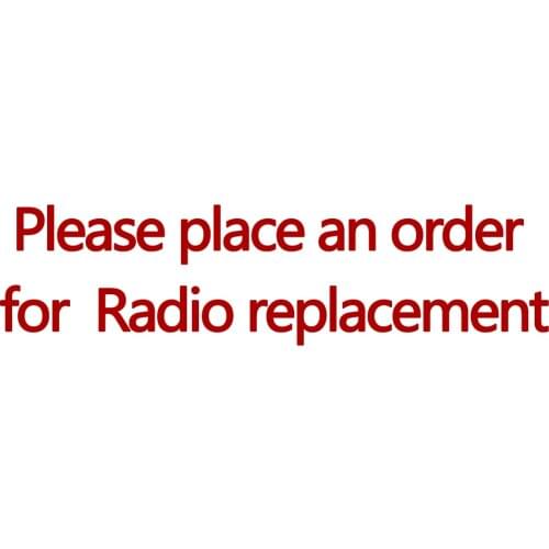 Replacement of Radio from our shop