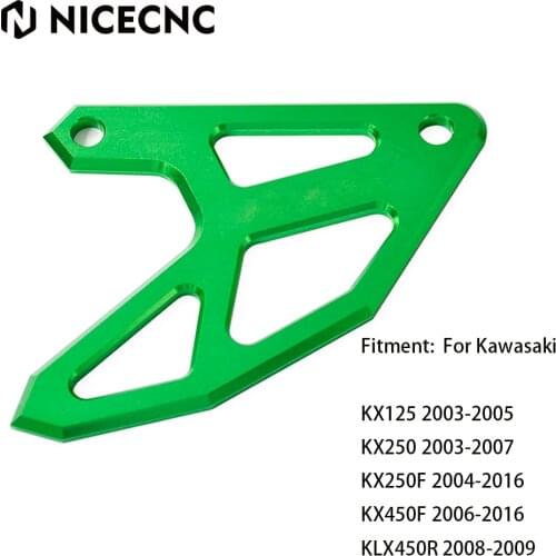 NICECNC Brake Disc Guard Cover Protector For Kawasaki KX 125 250 250F 450F KLX 450R KXF 450 KX125 KX250 KX250F KX450F KXF250