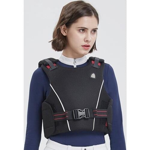 Horse Riding Vest Sports EVA Padded Horse Rider Waistcoat Outdoor Safety Body Protective Horse Riding Armor Equestrian Equipment