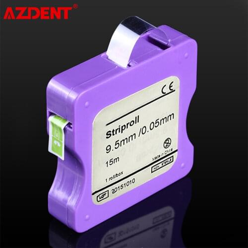 Dental Striproll Light cured Resin Clear Strip Roll Restoration Light Cured Resin Anterior 9.5mm/0.05mm