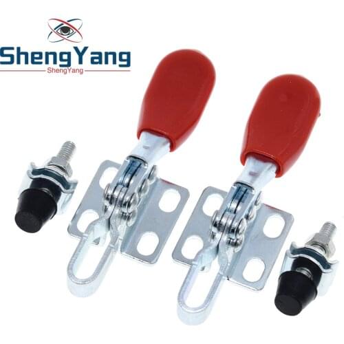 1PCS Metal Horizontal Quick Release Hand Tool Toggle Clamp For Fixing Workpiece L15