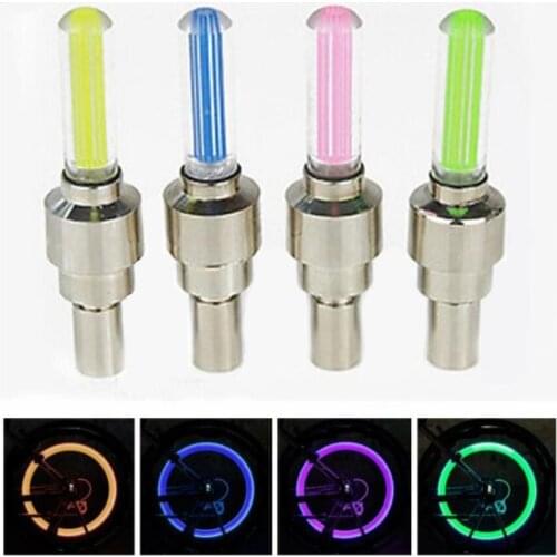 10 pcs bike lights mountain road bicycle light lights LEDS Tyre Tire Valve Caps Wheel spokes LED Light auto lamp lamps BL1001