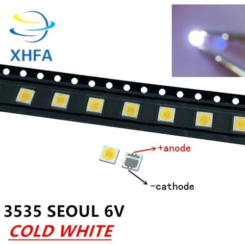 1000pcs High Power LED LED Backlight 2W 3535 6V Cool white 135LM TV Application SBWVL2S0E