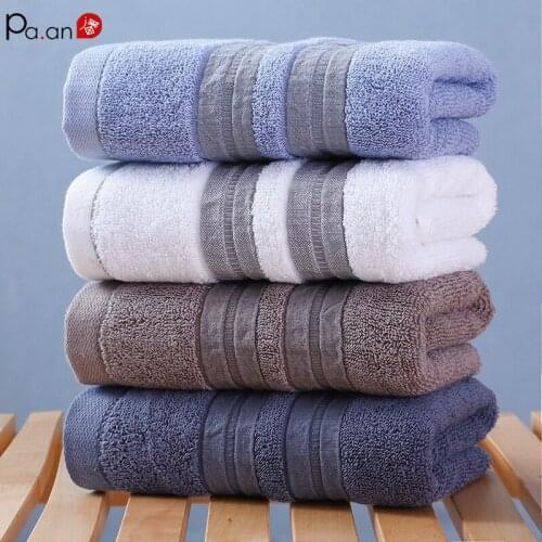 32 Strands Combed Yarn Cotton Bath Towel Modern and Simple Cloth Satin Bath Towel Soft Absorbent Household Wrap Cloth 70*140cm