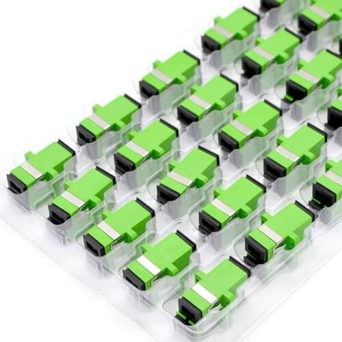 400pcs/lots HOT SALE New Connector SC/APC Fiber Optical A body Flange Coupler simplex SC-SC AdapterSpecial Wholesale For Brazil