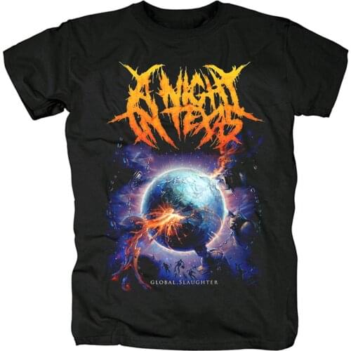 5 designs A night in texas Australia band men women shirt 3D heavy black Metal Punk fitness camiseta skateboard Planet tee