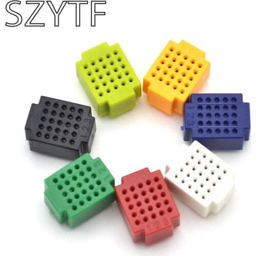 7pcs ZY25 mini mini solderless breadboard PCB board test board solder Free
