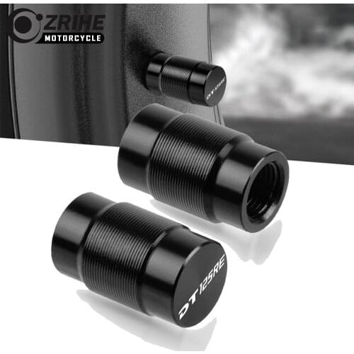Motorcycle Accessories Couple Aluminum For YAMAHA DT125RE DT125 RE Vehicle Wheel Tire Valve Stem Caps Covers for Universal cycle
