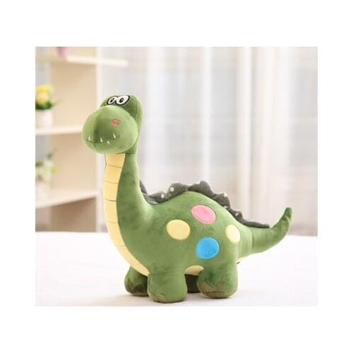 Large 50cm cartoon army green dinosaur plush toy soft throw pillow birthday gift b0114