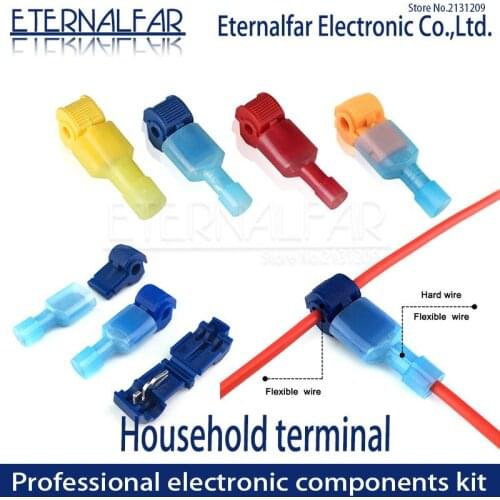 Household 22-10AWG 0.5mm-4mm Wire Cable Connectors Terminals Crimp Scotch Lock Quick Splice Electrical Car Audio Kit Tool Set