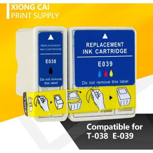 T038 T039 Ink Cartridges compatible for Epson 038 039 Printer Stylus C41 C41UX C43UX SX C45 CX1500 CX1500V Printer T-038 T-039