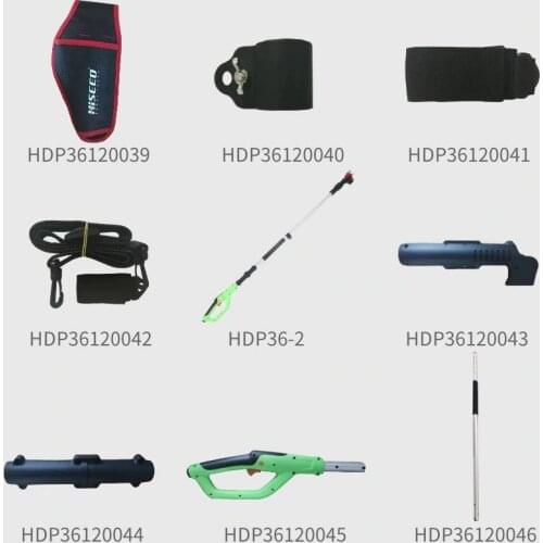 HDP36-2 electric pruner pruning shears and its spare parts, battery, cable/lead, blades, pruner body and limit switch