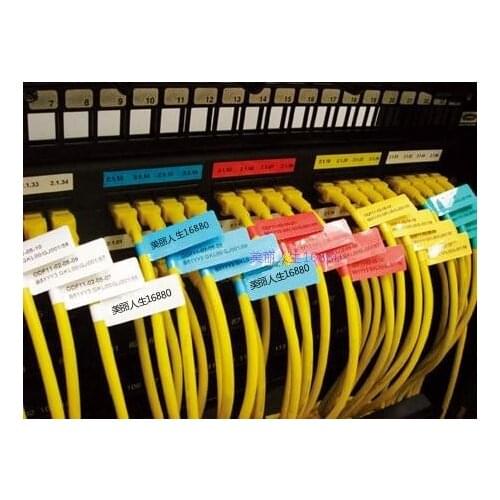 FTTH Fiber Optic Tool Network Cable Labels Sticker 900 Pieces 30 PCS A4 Size Color Blank Label Waterproof Tearproof oilproof