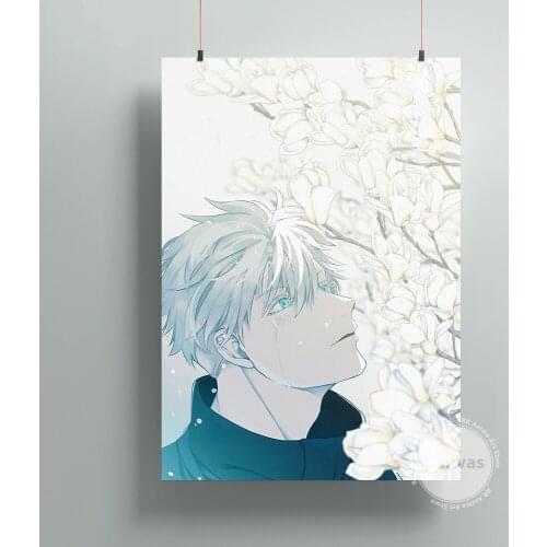 Canvas Anime Gojo Satoru Jujutsu Kaisen Pictures Home Manga Decoration Paintings Poster HD Prints Wall Art Modular Living Room